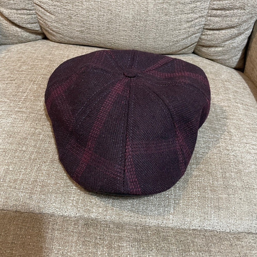 Boston Scally Eight Panel “Blood Rose” Cap
